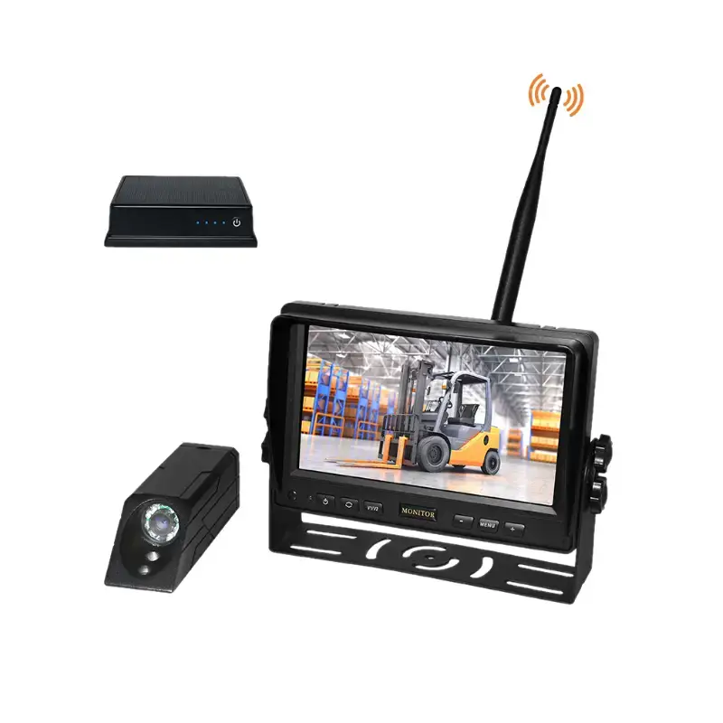 Forklift Fork Camera with Laser Positioning - Forklift Safety Product