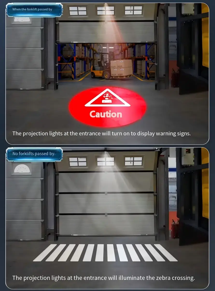 Warehouse Entrance Safety Light