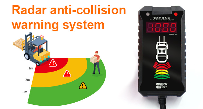 Radar-based Forklift Reverse Proximity Alarm - Forklift Safety Product
